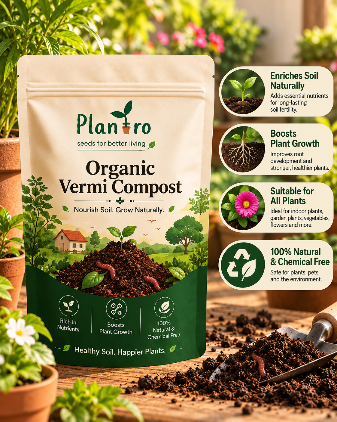 Organic Vermi Compost - Image 2
