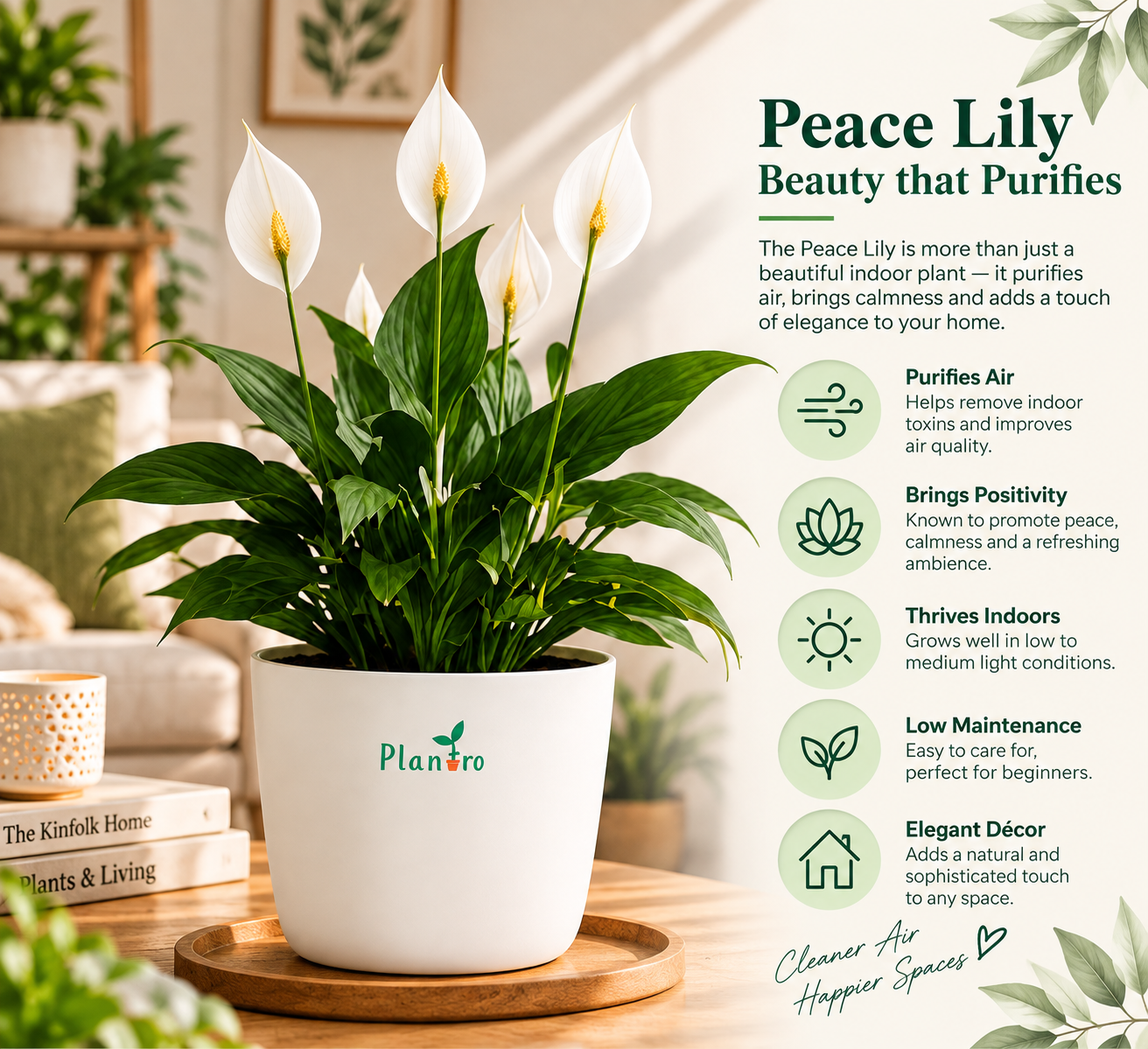 Peace Lily Plant thumbnail 2