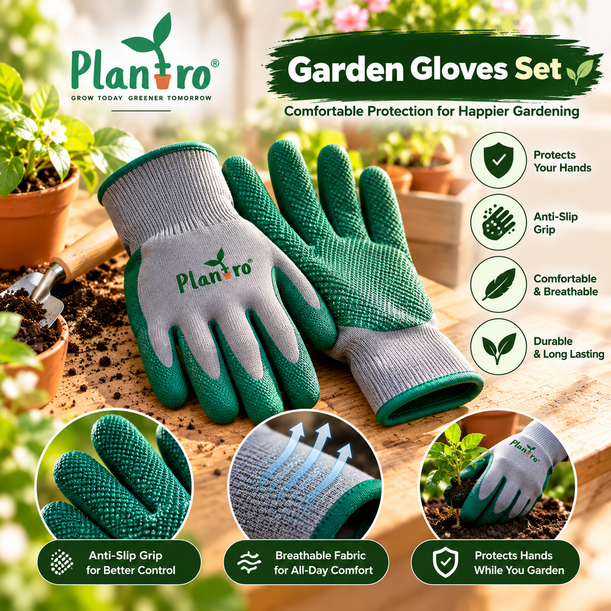 Garden Gloves Set thumbnail 2