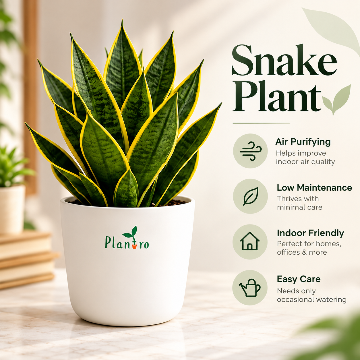 Snake Plant – Golden Hahnii thumbnail 2