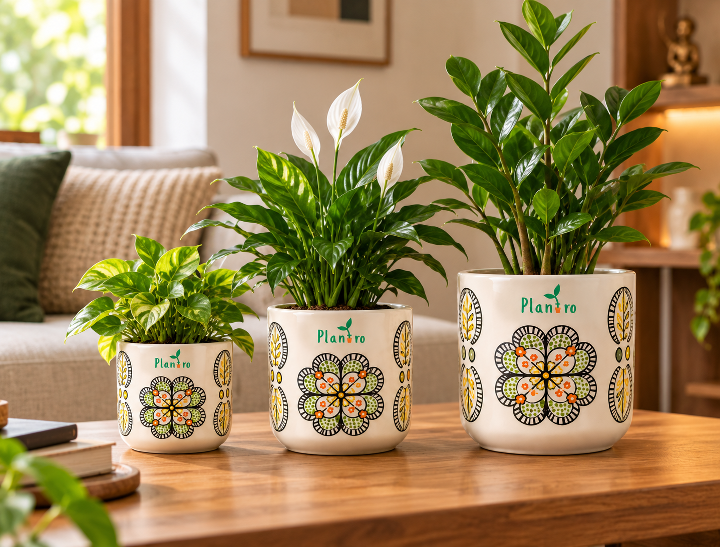 Colorful Patterned Pot thumbnail 3