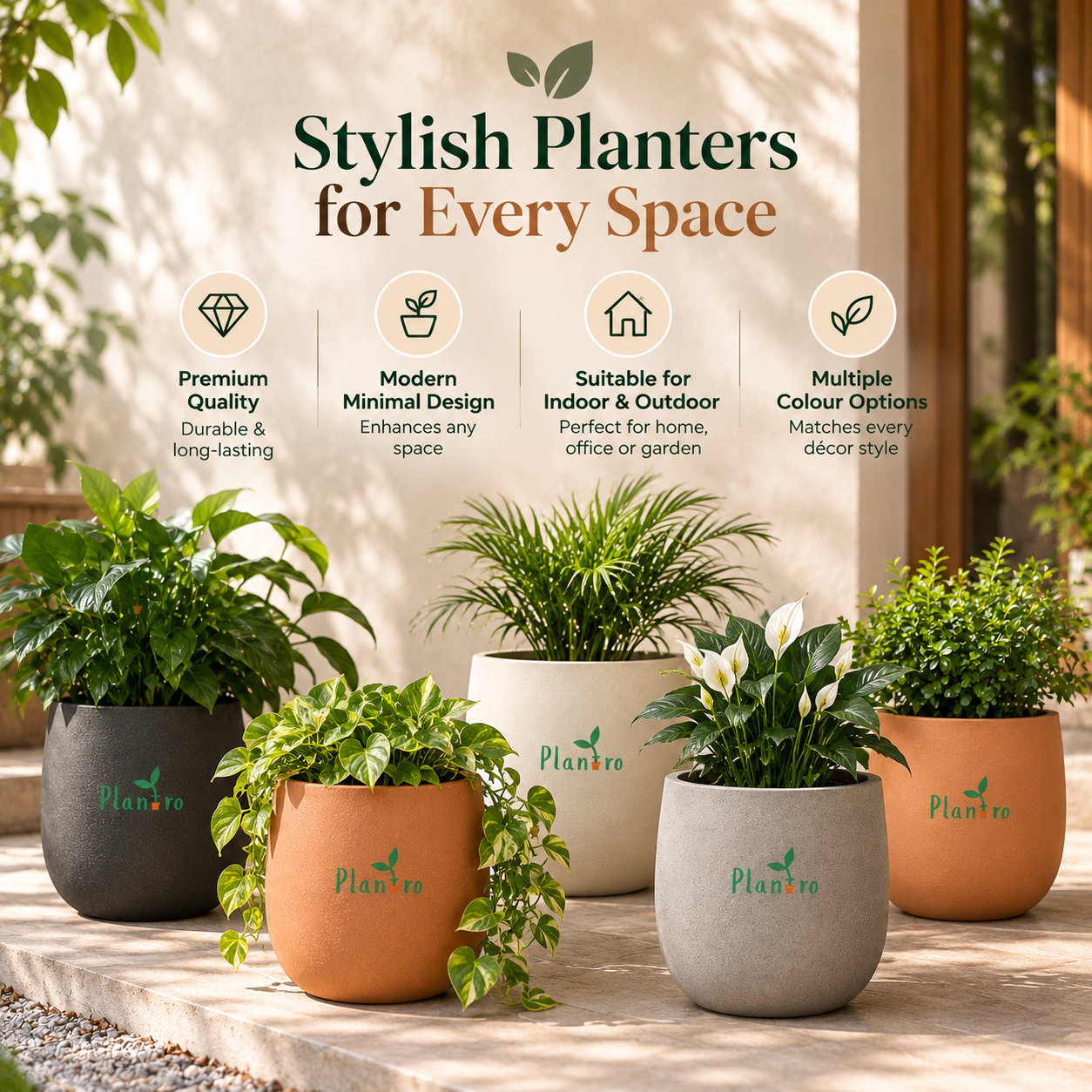 Large Floor Planter - Image 2